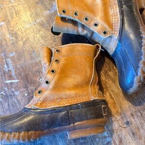 L.L. Bean Kids Brown and Black Boots